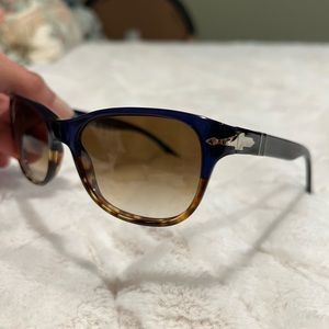 Persol Sunglasses Dark Blue & Tortoise Gradient